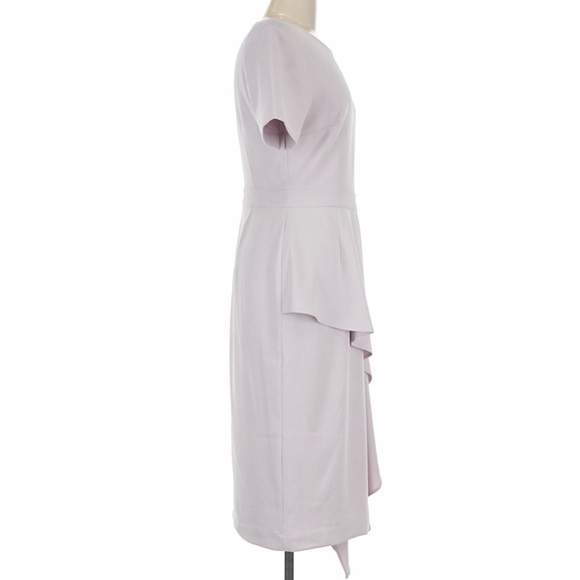 Rachel Parcell Cascade Sheath Midi Dress Pale Sweet Lilac Lavender Medium - Picture 6 of 11